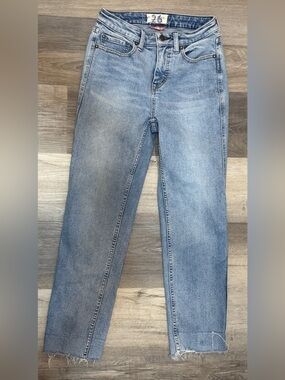 We the Free Free People CRVY Women’s straight Blue Denim Jeans Ankle Length